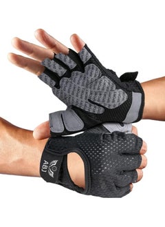 Buy Non Slip And Wear Resistant Fitness Gloves, Comfortable Sports Gloves, Breathable Velcro Fitness Gloves, Outer Mesh Wear Resistant Weightlifting Gloves in Saudi Arabia