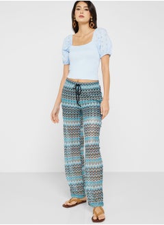 اشتري Printed High Waist Pants في الامارات