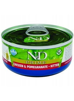 اشتري Chicken & Pomegranate Kitten Wet Food 12x70g في الامارات