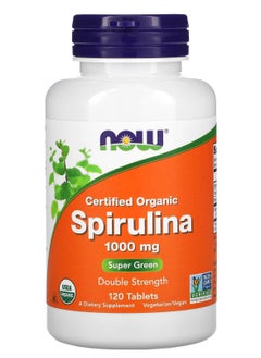 Buy Certified Organic Spirulina Double Strength 1000mg - 120 Tablets in Egypt