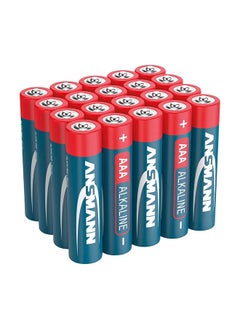 اشتري Alkaline Battery Red Micro AAA Pack Of 20 في الامارات