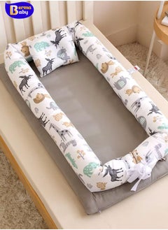 Buy Removable Portable Cotton Baby Bed With Baby Pillow in Saudi Arabia