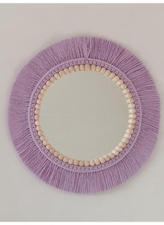 Buy Large Macrame Mirror , Macrame Wall Hanging Mirror , Bedroom Decor Gift , Boho Mirror, Living Room Décor in Egypt