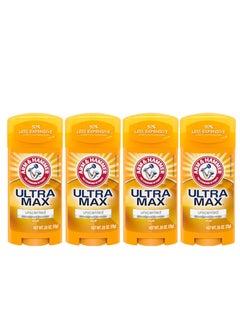 Buy Pack Of 4 Arm ِAnd Hammer Ultra Max Unscented 73gm in Saudi Arabia