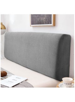 Buy Stretch Solid Color Headboard Slipcover All-Inclusive Dustproof Cover for Bed 1.8m in UAE