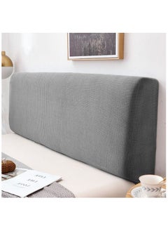 Buy Stretch Solid Color Headboard Slipcover All-Inclusive Dustproof Cover for Bed 1.8m in UAE