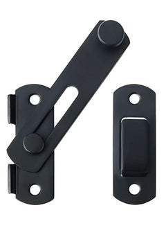 اشتري Stainless Steel Security Door Bolt Latch Matte Black في الامارات