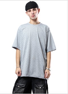 اشتري Relaxed Fit Heather Grey Comfy Slip On Tee في مصر