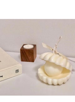 Buy Creative Seashell Pearl Scented Candles in Saudi Arabia