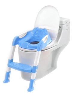 Buy Portable And Convenient Kids Toilet Seat Potty Chair With Adjustable Ladder in UAE