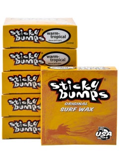 Buy Warm/Tropical Water Surfboard Wax White 6 Pack in UAE