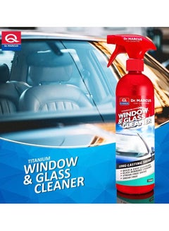 Buy Car Glass Cleaning Spray, Titanium Window & Glass Cleaner Spray 750 ml - Dr Marcus in Saudi Arabia