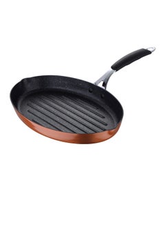 اشتري COOK & CHEF FORGED ALUMINUIM FISH PAN WITH INDUCTION BOTTOM 32X21.8X4 CM في الامارات