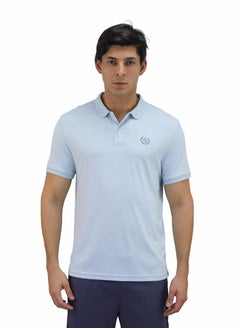 Buy Men's Liquid Touch Polo - Sky Blue in Saudi Arabia