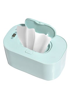 Buy Baby Wipe Warmer with Digital Display Large Capacity Baby Wet Wipes Warmer Dispenser USB Powered Green in Saudi Arabia