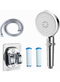 Buy Super Pressure Shower Set with 12cm Nozzle Silver in UAE