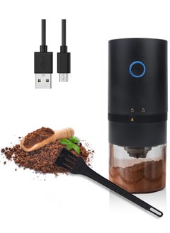 Buy Portable Electric Coffee Grinder Black in Saudi Arabia