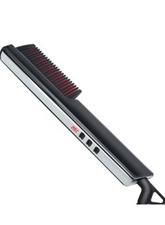 Buy Beard Straightener, DMG Straightening Brush LED Display 6 Adjustable Temperatures, Ceramic Heating, Anti-Scald Ionic, Portable No Frizz Hair/Beard Care Silky Comb in Saudi Arabia