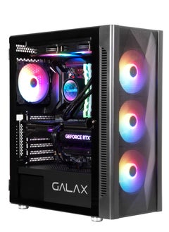 Buy True Nort Gaming PC, Intel Core i5-12400F, RTX 4060, 16GB RAM,1TB SSD, Liquid Cooler 240mm, Window 11 Pro, Black Case in UAE