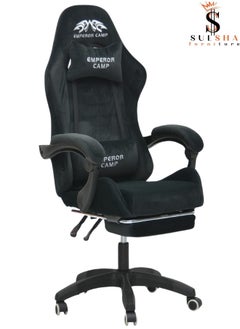 Buy Executive Ergonomic Computer Desk Chair for Office and Gaming with headrest back comfort and lumbar support in UAE