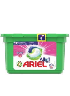 Buy Ariel All-in-1 pods Touch of Freshness Downy 15 Pods 378g in UAE