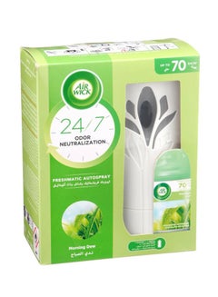 Buy Freshmatic Auto Spray kit Morning Dew Scent Multicolor 250ml in Saudi Arabia