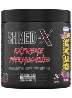 اشتري Shred X Ultimate Fat Burner 300 Grams SOUR GUMMY BEAR في الامارات