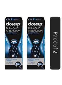 Buy Closeup Diamond Attraction Toothpaste Pack of 2 x 100 g in UAE