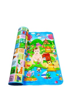 اشتري Double Sided Waterproof Baby Mat Carpet Baby Crawl Play Mat Children's Baby Crawl Play Mat 200*180cm في الامارات