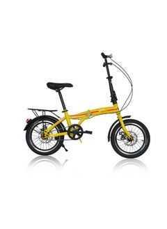 Buy Vego Fold 16 Inch Single Speed Folding Bike - Yellow in UAE