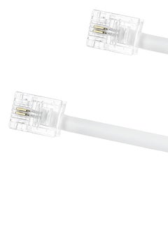 Buy A Plus cable for landline phone, 10 meters long, strong and durable, made of high-quality materials, suitable for router - landline AB-12KT in Egypt