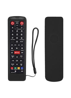 اشتري Remote case for Samsung TV Controller Silicone Remote Cover for Samsung Remote Control Smart TV Remote Skin Sleeve- Black في الامارات