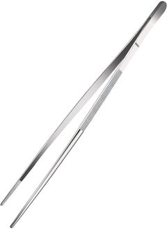 Buy Long Tweezers Kitchen Tweezers with Precision Serrated Food Tweezers Tongs with Precision Serrated Tips Stainless Steel Culinary Long Chef Tweezers for Cooking Kitchen Barbecue in Saudi Arabia