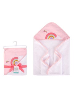 Buy Hooded Towel Woven Terry - Rainbow in UAE