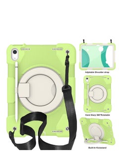 Buy Rugged Heavy Duty Protective Case  for ipad 10th 10.9 inch 2022（A2757/A2777）Matcha green in UAE