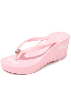 Buy New Rhinestone Flower Flip Flops in UAE