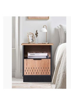 Buy Jordan 1-Drawer Nightstand 40x47.5x40 cm in UAE