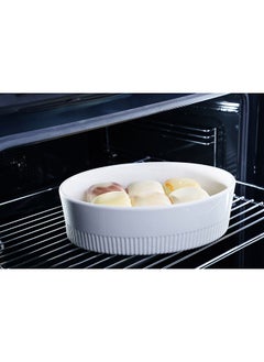 اشتري Begav Casserole W/Wooden Base White 1.9L في الامارات