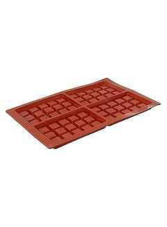 Buy Jasin waffle silicone mold, 7" x 10.5", multicolor in Egypt
