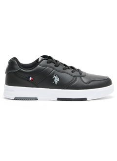 اشتري Men's Black Low-Top Sneakers - Lightweight With White Sole , Comfortable Casual Shoes في الامارات