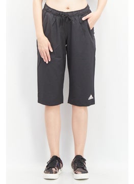 اشتري Women Drawstring Training Basic Short, Black في الامارات