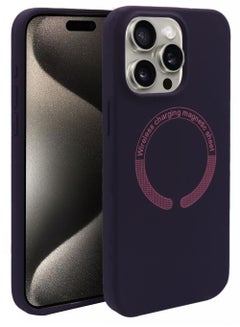 Buy iPhone 15 Pro Max Case Cover with MagSafe Purple in Saudi Arabia