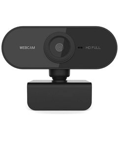 Buy 1080P 2MP Webcam 30fps Camera Noise-Reduction Microphone Web Cam Laptop Computer Camera USB Plug & Play with Extension Cable for Laptop Desktop in Saudi Arabia
