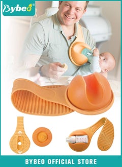 Buy Hands-Free Milk Feeding Bottle Holder, Easily Baby Feed for Babies Infants' Parents and Caregivers, Anti-Shedding and Slip Hand Bottles Holders for Most Nurse Bottle Sizes, Baby Bottles and Products in UAE