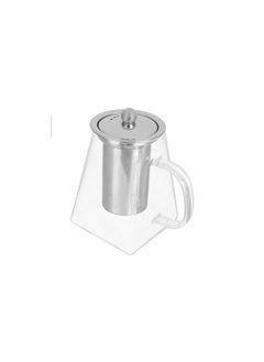 Buy Glass Teapots with Infuser, Square Shape 500ml in Egypt