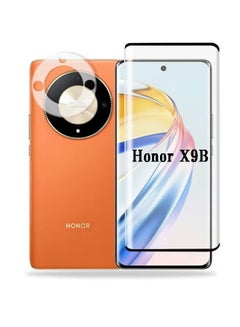 Buy Honor X9b 5G Tempered Glass Screen + Camera Lens Protector [Anti-Scratch][9H Hardness][Fingerprint Free][HD Clear Film] Tempered Glass Film For Honor X9b in Saudi Arabia