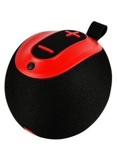 اشتري مكبر صوت لاسلكي مستدير الشكل أحمر / أسود في الامارات