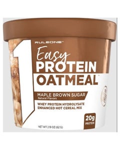 Buy Rule 1 Easy Protein Oatmeal Maple Brown Sugar 20g in UAE