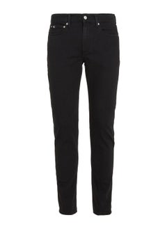 Buy Men's Slim Tapered Jeans, Black in Saudi Arabia