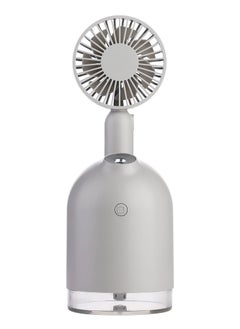 Buy 2-in-1 New Portable Fan Humidifier 300ml Grey in Saudi Arabia